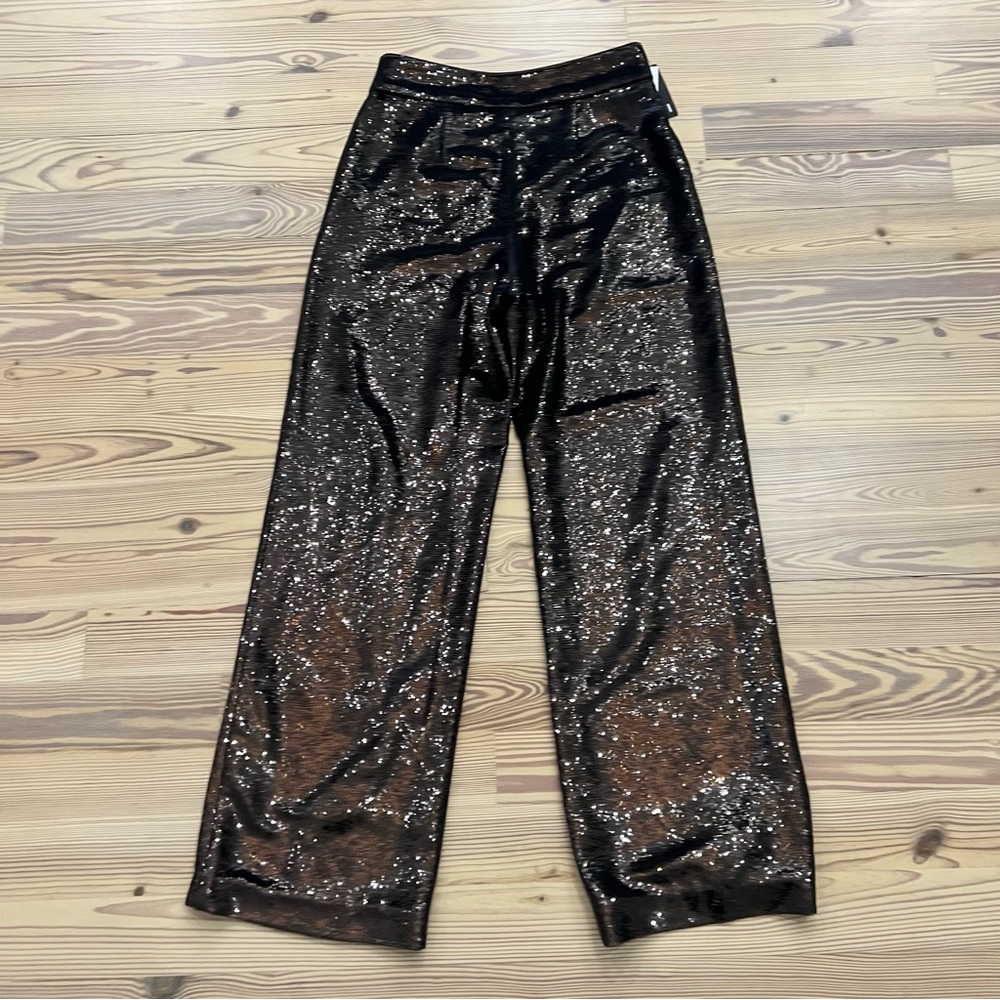 Golden Goose Gwenyth Black Sequin Pants Size 40 - Picture 6 of 7